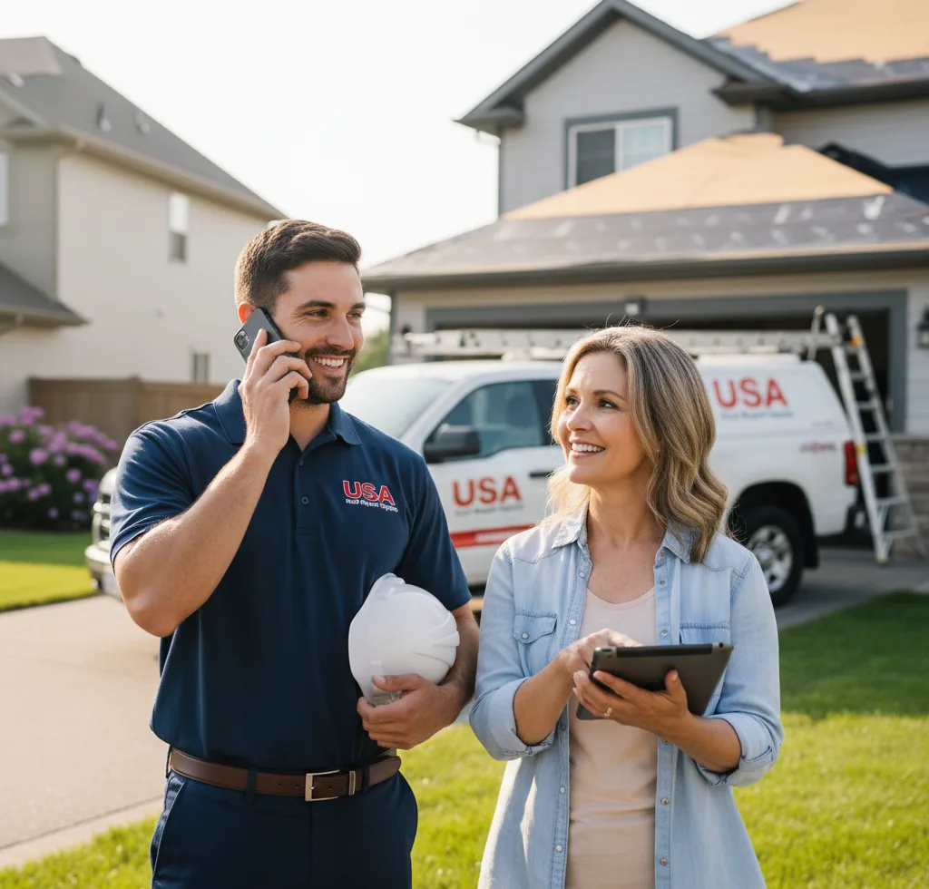 USA Roof Repair Experts customer support in Nooksack